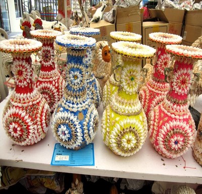 天然海螺 貝殼 花瓶 高20-22厘米 海羅貝殼工藝品 花瓶